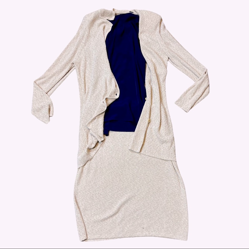 Vintage Cardigan Sweater & Skirt Set​